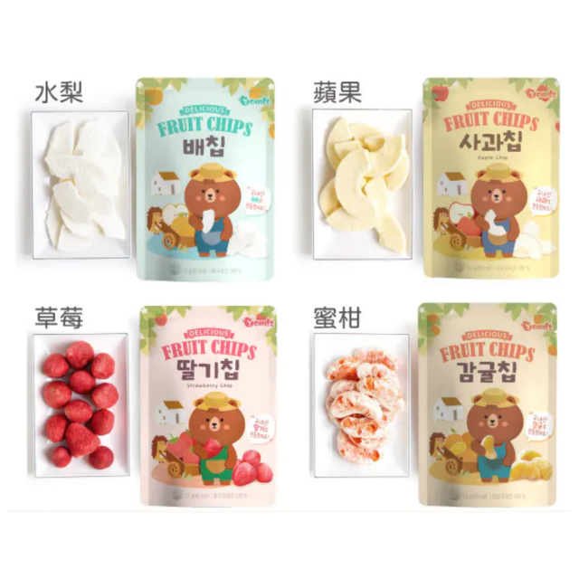 韓爸田園日記 實寶水果片乾