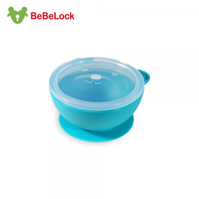 BeBeLock 幼兒矽膠餐碗 兩色可選