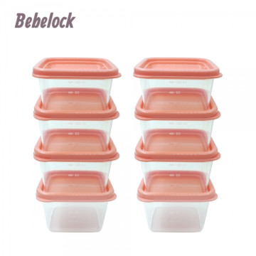 BeBeLock 吸蓋儲存盒(8個/120ml) 三色可選