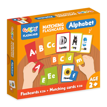 Curios 英文配對認知遊戲卡 英文字母