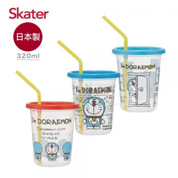 Skater 日本製3入水杯320ml 哆啦A夢