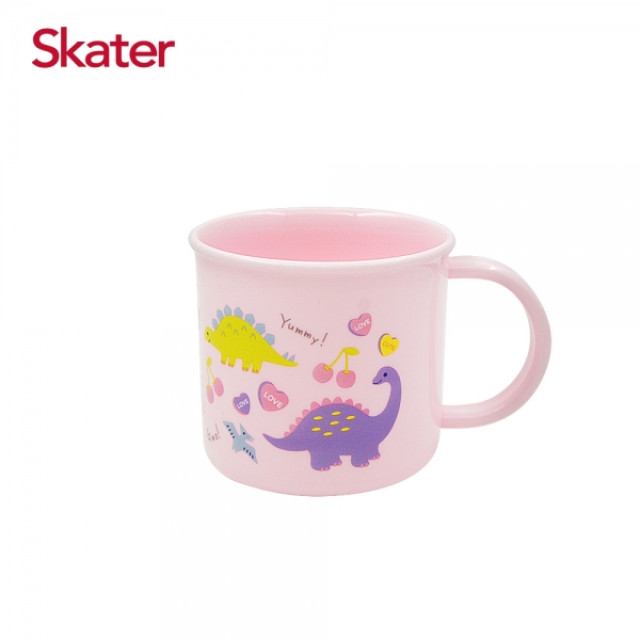 Skater 銀離子小牛奶杯 粉粉龍