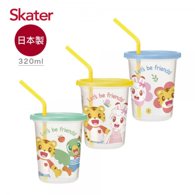 Skater 日本製3入水杯320ml 巧虎Friends