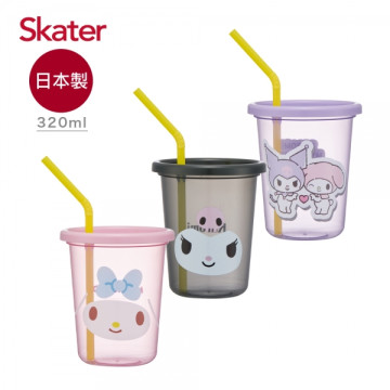 Skater 日本製3入水杯320ml 美樂蒂與酷洛米
