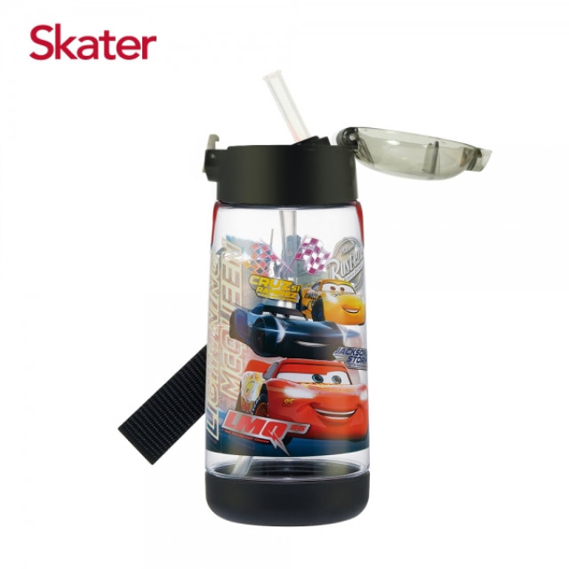 Skater PET吸管水壺480ml 閃電麥昆LMQ