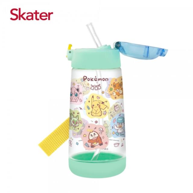 Skater PET吸管水壺480ml 寶可夢