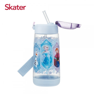 Skater PET吸管水壺480ml 冰雪奇緣Heart