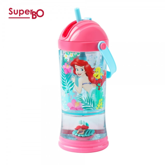 SuperBO 提把吸管水壺310ml 小美人魚