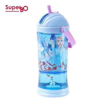SuperBO 提把吸管水壺310ml 冰雪奇緣