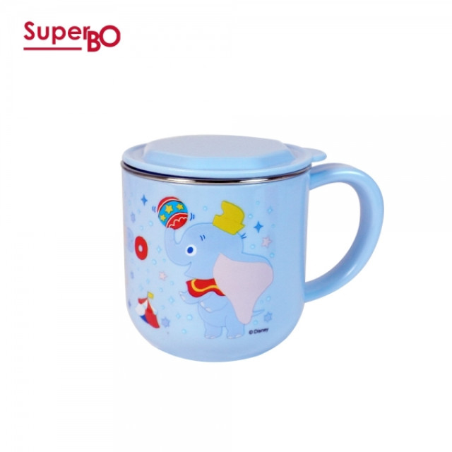 SuperBO 不鏽鋼水杯260ml 小飛象