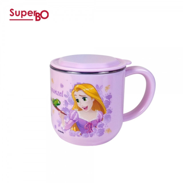 SuperBO 不鏽鋼水杯260ml 長髮公主