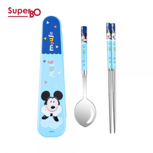 SuperBO 不鏽鋼匙筷組(附盒)