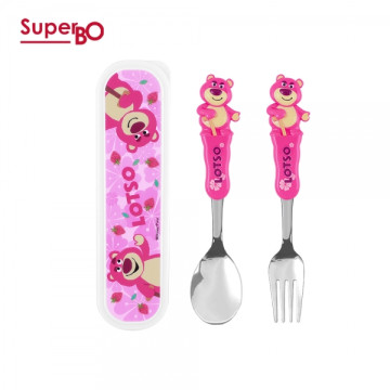 SuperBO 不鏽鋼3D匙叉組(附盒)