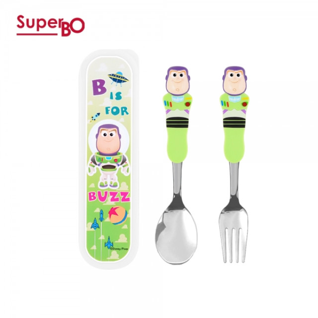 SuperBO 不鏽鋼3D匙叉組(附盒)