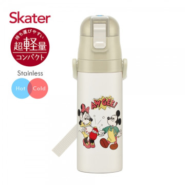 Skater 不鏽鋼直飲保溫水壺470ml 米奇Cooking