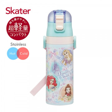 Skater 不鏽鋼直飲保溫水壺470ml 迪士尼公主Share