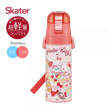 Skater 不鏽鋼直飲保溫水壺470ml KITTY FANCY