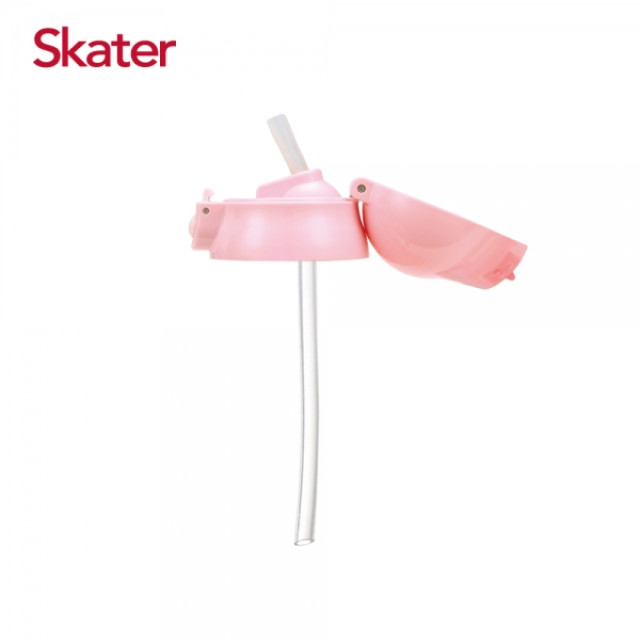 Skater 吸管型不鏽鋼兩用杯350ml 上蓋組含吸管