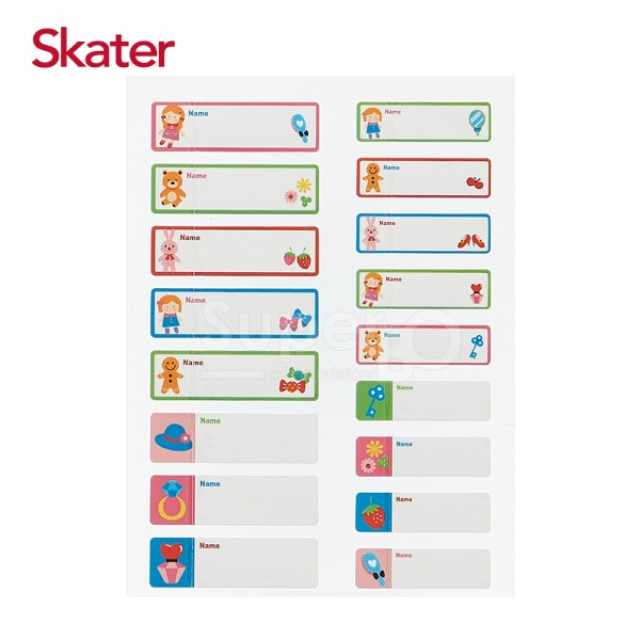 Skater 姓名貼紙