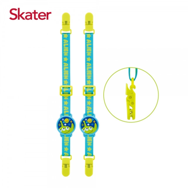 Skater 雙夾固定帶2入組 三眼怪