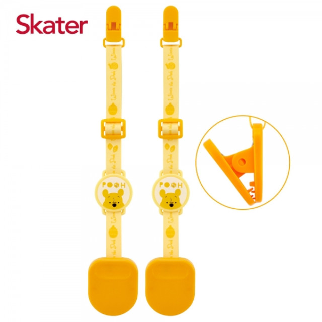 Skater 推車棉被強力夾2入組 維尼