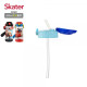 Skater PET水壺480ml 吸管上蓋(藍/紅灰)
