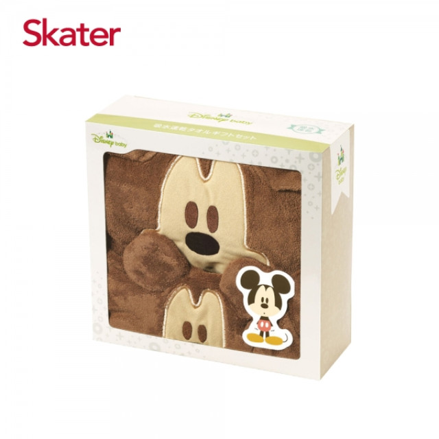 Skater 親膚超纖巾禮盒(兩用巾+乾髮巾) 米奇