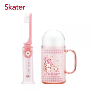Skater 便利牙刷(附收納杯) 美樂蒂