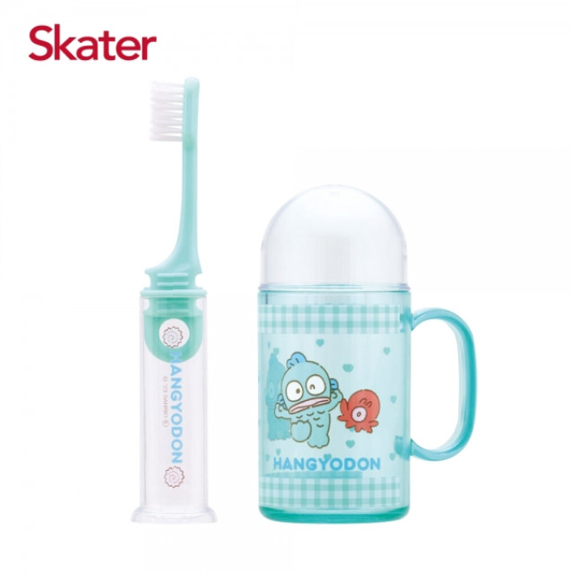 Skater 便利牙刷(附收納杯) 人魚漢頓