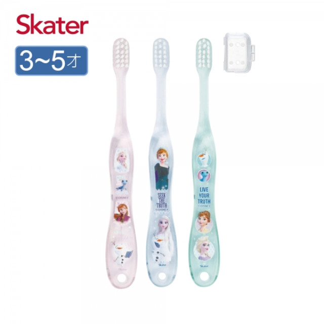 Skater 兒童牙刷(3-5歲)3入組 Jelly冰雪奇緣
