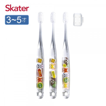 Skater 兒童牙刷(3-5歲)3入組 動物方城市