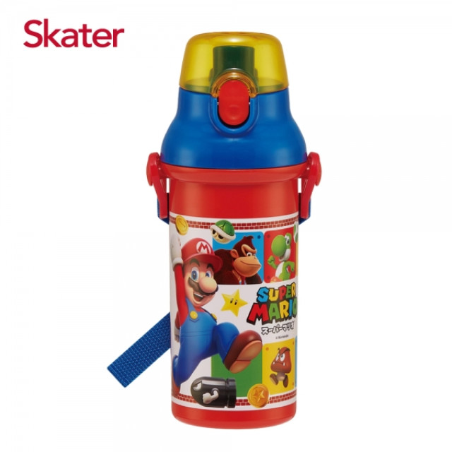 Skater 銀離子直飲水壺480ml 瑪利歐