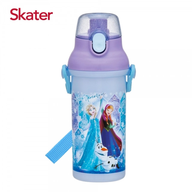 Skater 銀離子直飲水壺480ml 冰雪奇緣Heart