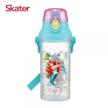 Skater 直飲透明水壺480ml 小美人魚Ariel