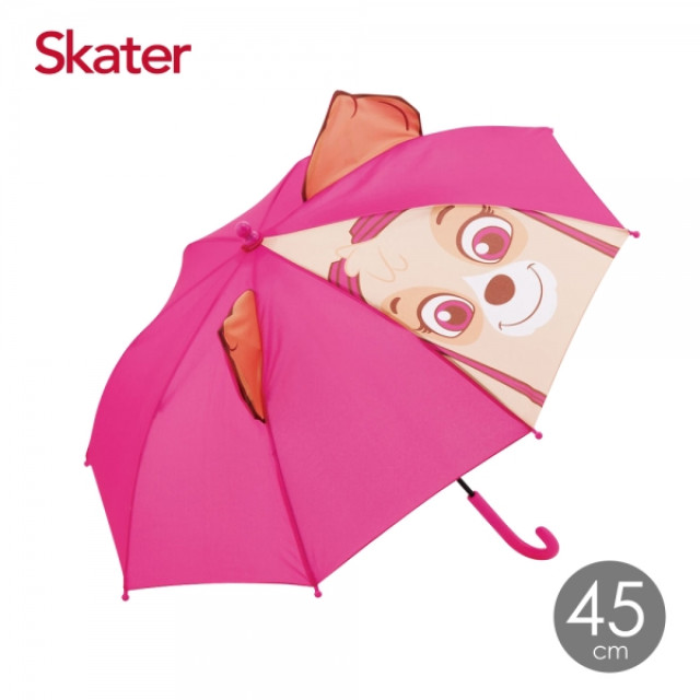 Skater 立體兒童傘(45cm) 汪汪隊(粉/藍)