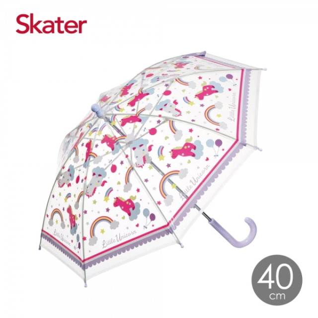 Skater 透明學齡前童傘(40cm) Little Unicorn