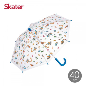 Skater 透明學齡前童傘(40cm) 工程車