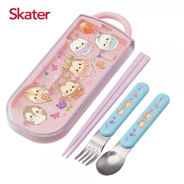 Skater 銀離子三件餐具組 米奇UFUFY