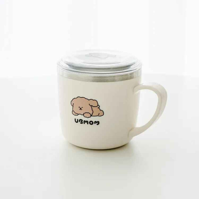 UBMOM 可可狗不銹鋼杯子(附蓋子)
