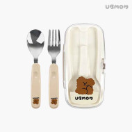 UBMOM 可可狗不銹鋼餐具組