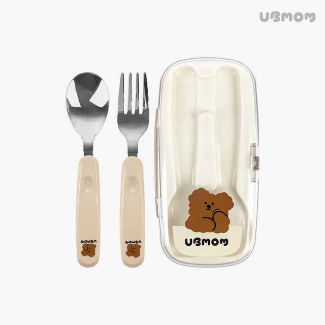UBMOM 可可狗不銹鋼餐具組