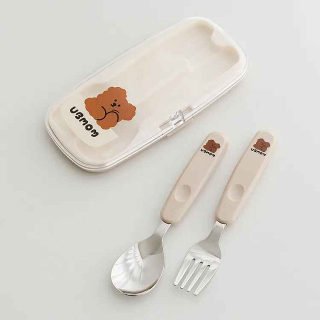 UBMOM 可可狗不銹鋼餐具組