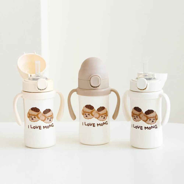 UBMOM 彈蓋式可可狗保溫杯220ml