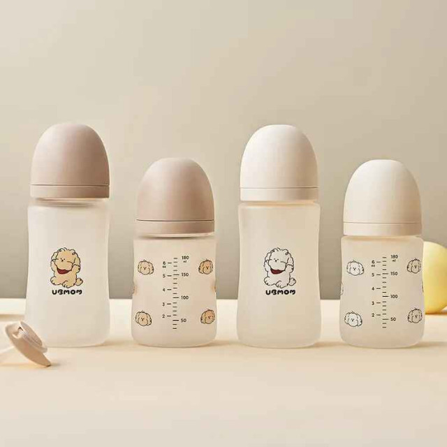 UBMOM 矽膠玻璃奶瓶180ml