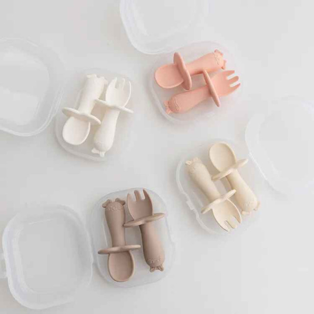 UBMOM 矽膠湯叉組(附收納盒)