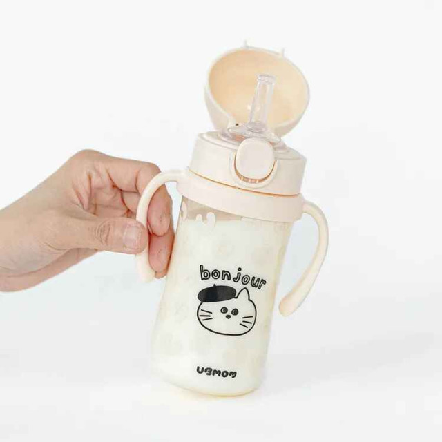 UBMOM 限量款 畫家喵咪/渡假狗勾 水杯280ml