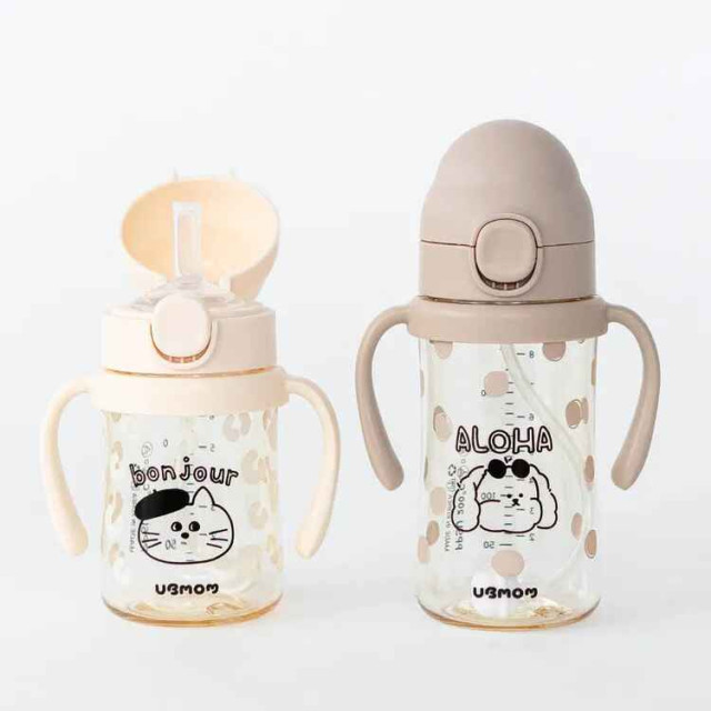 UBMOM 限量款 畫家喵咪/渡假狗勾 水杯280ml