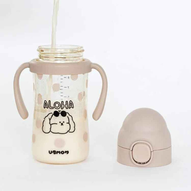 UBMOM 限量款 畫家喵咪/渡假狗勾 水杯280ml