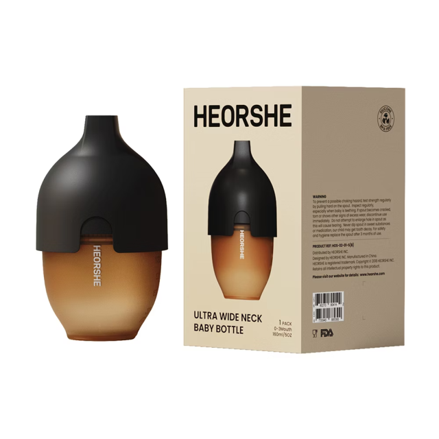 芽比兔 寬口矽膠仿母乳奶瓶160ml