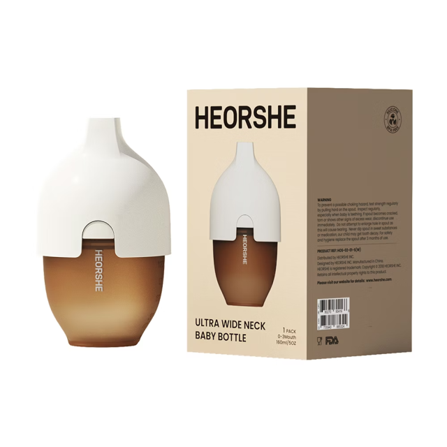 芽比兔 寬口矽膠仿母乳奶瓶160ml